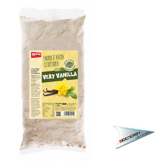 Bpr Nutrition-FARINA D'AVENA ISTANTANEA AROMATIZZATA (Conf. 1 Kg)   Very Vanilla  